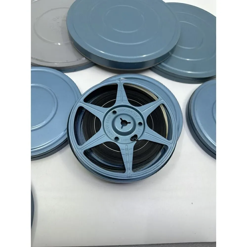 Unbranded Film Reel Case Unisex OS Blue Good Vintage 8mm Splicer Set Korvette